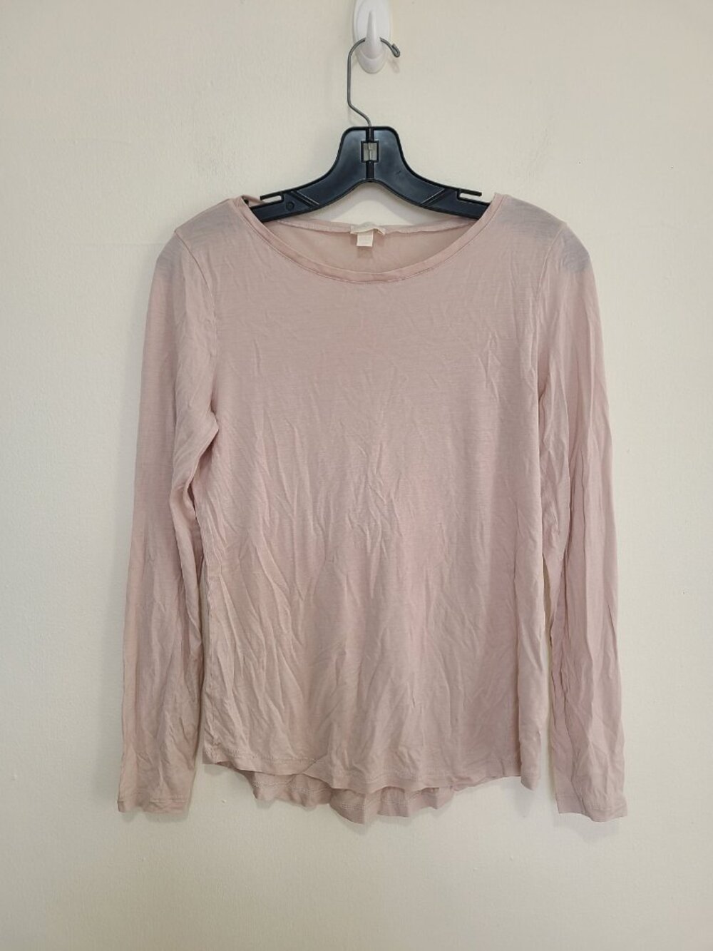 Hanro Long sleeve Shirt Powder Pink Soft